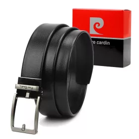  Pánsky kožený opasok Pierre Cardin 3365 GG50 ČIERNY