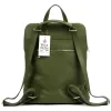  Dámsky zelený hovädzí kožený batoh Luka 26-112 DOLLARO 31 x 37 x 13 cm
