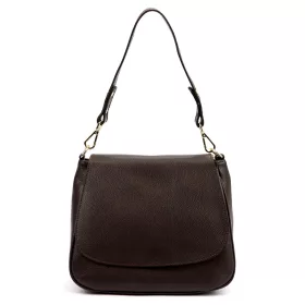   Luka 19-96 DOLLARO barna női bőr kézitáska, válltáska 30 x 23 x 11 cm