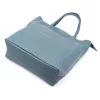 Luka 26-084 DOLLARO kék női bőr válltáska, shopper 40 x 37 x 13 cm