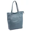 Luka 26-084 DOLLARO kék női bőr válltáska, shopper 40 x 37 x 13 cm