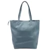 Luka 26-084 DOLLARO kék női bőr válltáska, shopper 40 x 37 x 13 cm