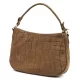  Dámska kožená kabelka Luka 24-085 CROCO GOLD hnedá 31 x 23 x 8 cm