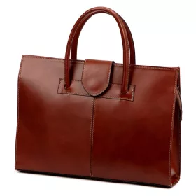    Dámska aktovka Florence 1029 z hnedej hovädzej kože 40 x 29 x 11 cm