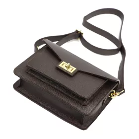   Luka 26-061 DOLLARO barna női bőr kézitáska 23 x 16.5 x 9 cm