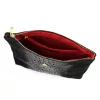 Gregorio COSMETICS-004 CROCO fekete marhabőr kozmetikai táska 29 x 19 x 10 cm