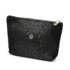 Gregorio COSMETICS-005 CROCO fekete marhabőr kozmetikai táska