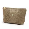 Gregorio COSMETICS-005 CROCO taupe marhabőr kozmetikai táska