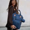 Peterson PTN JMB-02 sötétkék, navy női több funkciós hátizsák 44 x 27 x 19 cm
