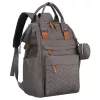 Peterson PTN JMB-02 szürke női többfunkciós hátizsák 44 × 27 × 19 cm