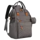 Peterson PTN JMB-02 szürke női többfunkciós hátizsák 44 × 27 × 19 cm