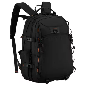   Peterson PTN JPSP-01 fekete túrahátizsák, utazóhátizsák 48 × 32 × 20 cm