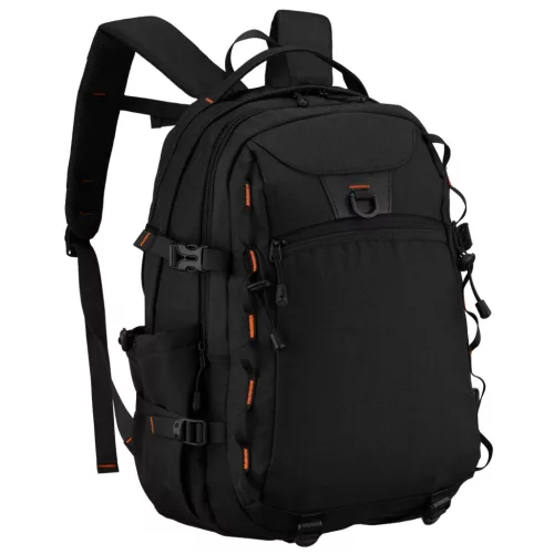 Peterson PTN JPSP-01 fekete túrahátizsák, utazóhátizsák 48 × 32 × 20 cm