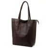 Luka 26-084 DOLLARO barna női bőr válltáska, shopper 40 x 37 x 13 cm