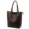 Luka 26-084 DOLLARO barna női bőr válltáska, shopper 40 x 37 x 13 cm