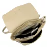 Luka 26-150 CROCO taupe női marhabőr hátizsák 29 x 32 x 12 cm