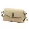Luka 26-147 DOLLARO taupe női bőr válltáska, oldaltáska 27 x 17 x 9 cm