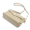 Luka 26-147 DOLLARO taupe női bőr válltáska, oldaltáska 27 x 17 x 9 cm