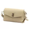 Luka 26-147 DOLLARO taupe női bőr válltáska, oldaltáska 27 x 17 x 9 cm