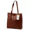 Luka 25-041 DOLLARO barna női bőr válltáska 32 x 34 x 11 cm