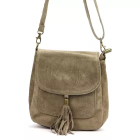   Luka 26-169 taupe női bőr válltáska, oldaltáska 22 x 20 x 7 cm