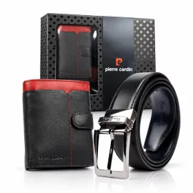 Pierre Cardin ZP-001 férfi marhabőr ajándék szett