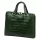 Camilla PREMIUM 10.777 CROCO zöld női marhabőr aktatáska 40 x 31 x 6 cm