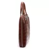 Camilla PREMIUM 10.777 CROCO barna női marhabőr aktatáska 40 x 31 x 6 cm