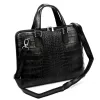 Camilla PREMIUM 10.777 CROCO fekete női marhabőr aktatáska 40 x 31 x 6 cm