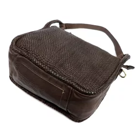 VS 099-369 barna női bőr kézitáska 33 x 26 x 13 cm