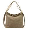 Luka 26-019 taupe női bőr kézitáska 40 x 35 x 10 cm