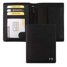  Výber unisex koženej čiernej peňaženky