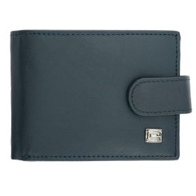    Na výber kompaktná veľkosť kožená modrá peňaženka 8x10 cm