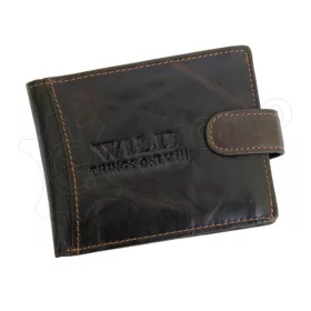    Wild Things Only 5503 hnedá pánska kožená peňaženka 12 x 9,5 x 2,5 cm