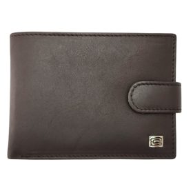  Výber kompaktnej koženej hnedej peňaženky