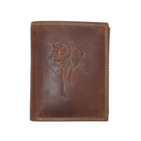    Pánska kožená peňaženka Giorgio Carelli hunter s motívom jazvečíka, RFID ochrana