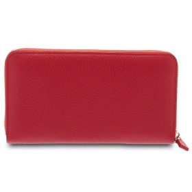  Červená kožená peňaženka Giudi, dámska