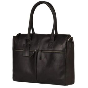    Burkely Vintage Valerie hnedá kožená taška na notebook 15"