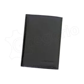    Z.Ricardo 045 čierna pánska kožená peňaženka 9 x 13,5 x 1,7 cm