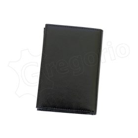    Z.Ricardo 045 čierna pánska kožená peňaženka 9 x 13,5 x 1,7 cm