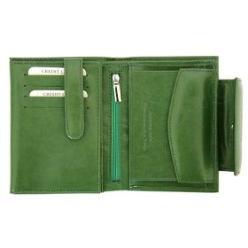    Z.Ricardo 085 červená dámska kožená peňaženka 13 x 10,5 x 3 cm