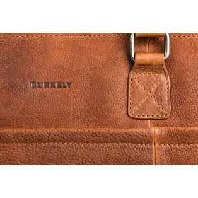    Burkely Antique Avery Tote kožená taška cez rameno s držiakom na notebook, shopper 13"