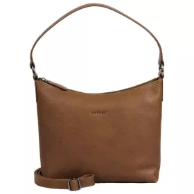    BURKELY PARISIAN PAIGE koňakovo hnedá dámska kožená taška cez rameno 31 x 25 cm