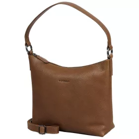    BURKELY PARISIAN PAIGE koňakovo hnedá dámska kožená taška cez rameno 31 x 25 cm