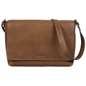    BURKELY PARISIAN PAIGE koňakovo hnedá dámska kožená taška cez rameno 31 x 25 cm