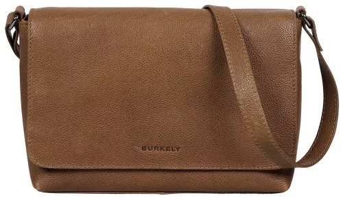  BURKELY PARISIAN PAIGE koňakovo hnedá dámska kožená taška cez rameno 31 x 25 cm