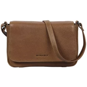    BURKELY PARISIAN PAIGE koňakovo hnedá dámska kožená taška cez rameno 31 x 25 cm
