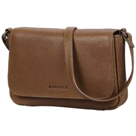    BURKELY PARISIAN PAIGE koňakovo hnedá dámska kožená taška cez rameno 31 x 25 cm