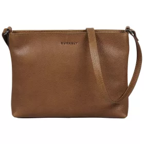    BURKELY PARISIAN PAIGE koňakovo hnedá dámska kožená taška cez rameno 31 x 25 cm