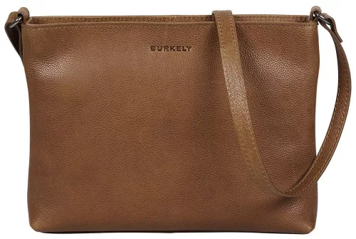  BURKELY PARISIAN PAIGE koňakovo hnedá dámska kožená taška cez rameno 31 x 25 cm